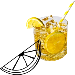 Glas mit NoSuga Eistee